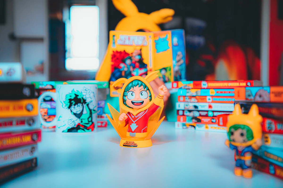 A colorful hand-painted jack-in-the-box toy with a smiling elf puppet popping out of the top